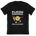 Playing Pickleball Improves Memory V-Neck Unisex