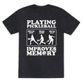 Playing Pickleball Improves Memory Funny Unisex Triblend Tee Unisex