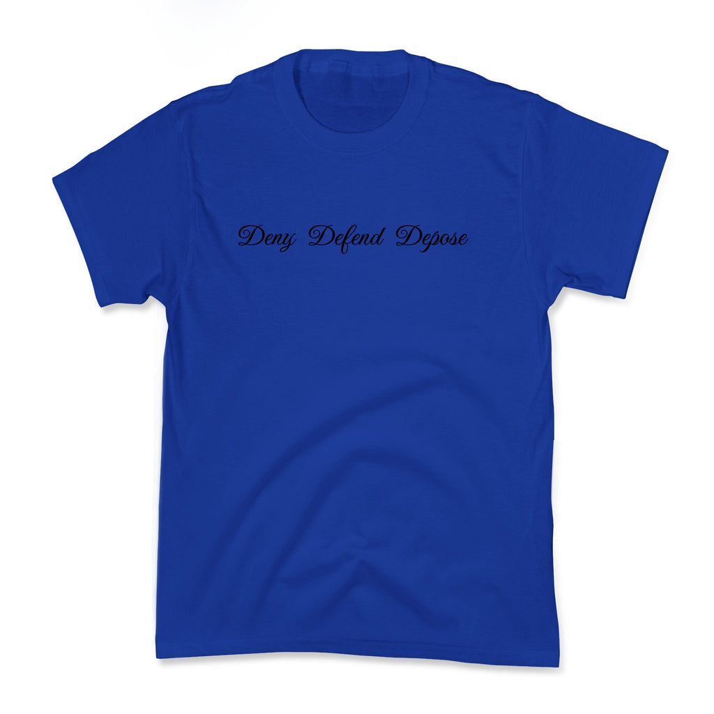 Deny Defend Depose 2 Kids Tee Unisex