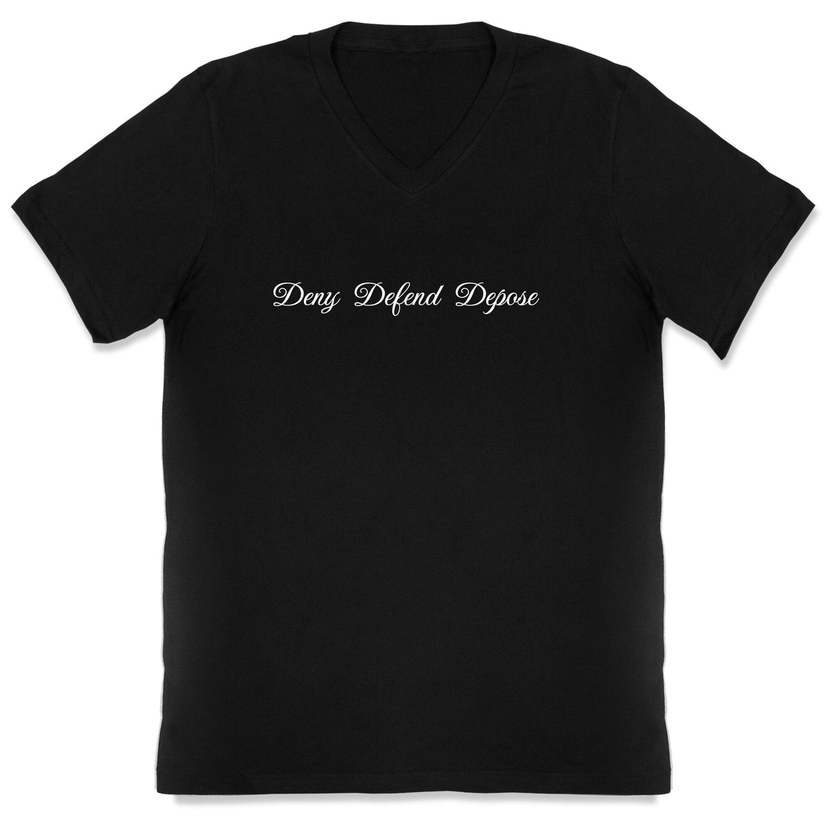 Deny Defend Depose 2 V-Neck Unisex