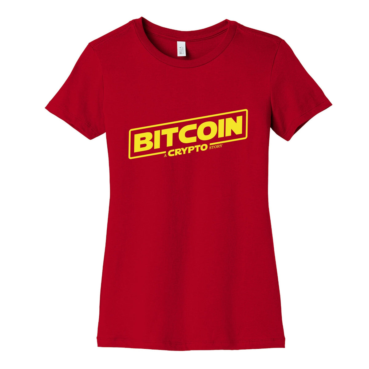 Bitcoin Crypto Womens Cotton Tee Unisex
