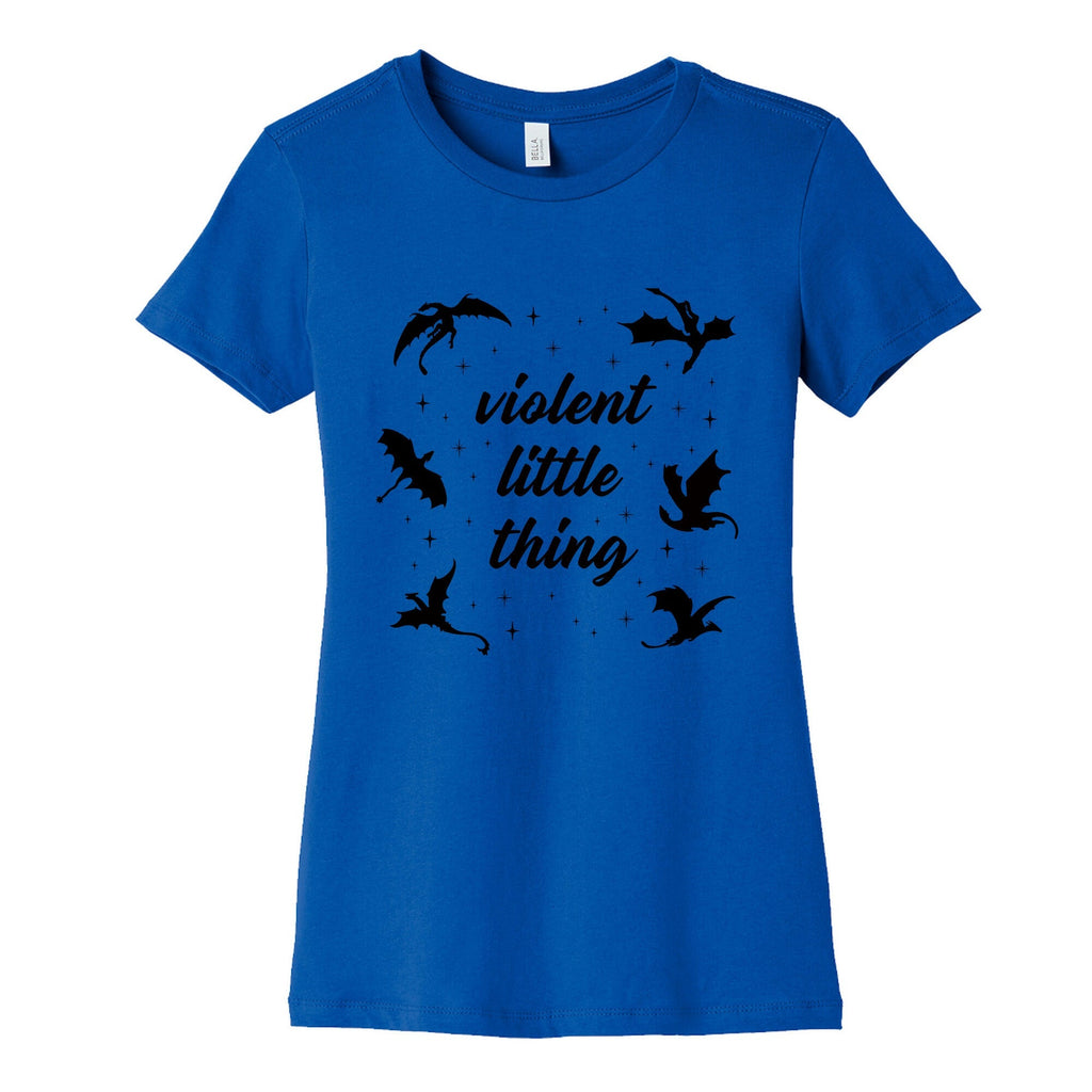 Fourth Wing Violent Little Thing Womens Cotton Tee Unisex