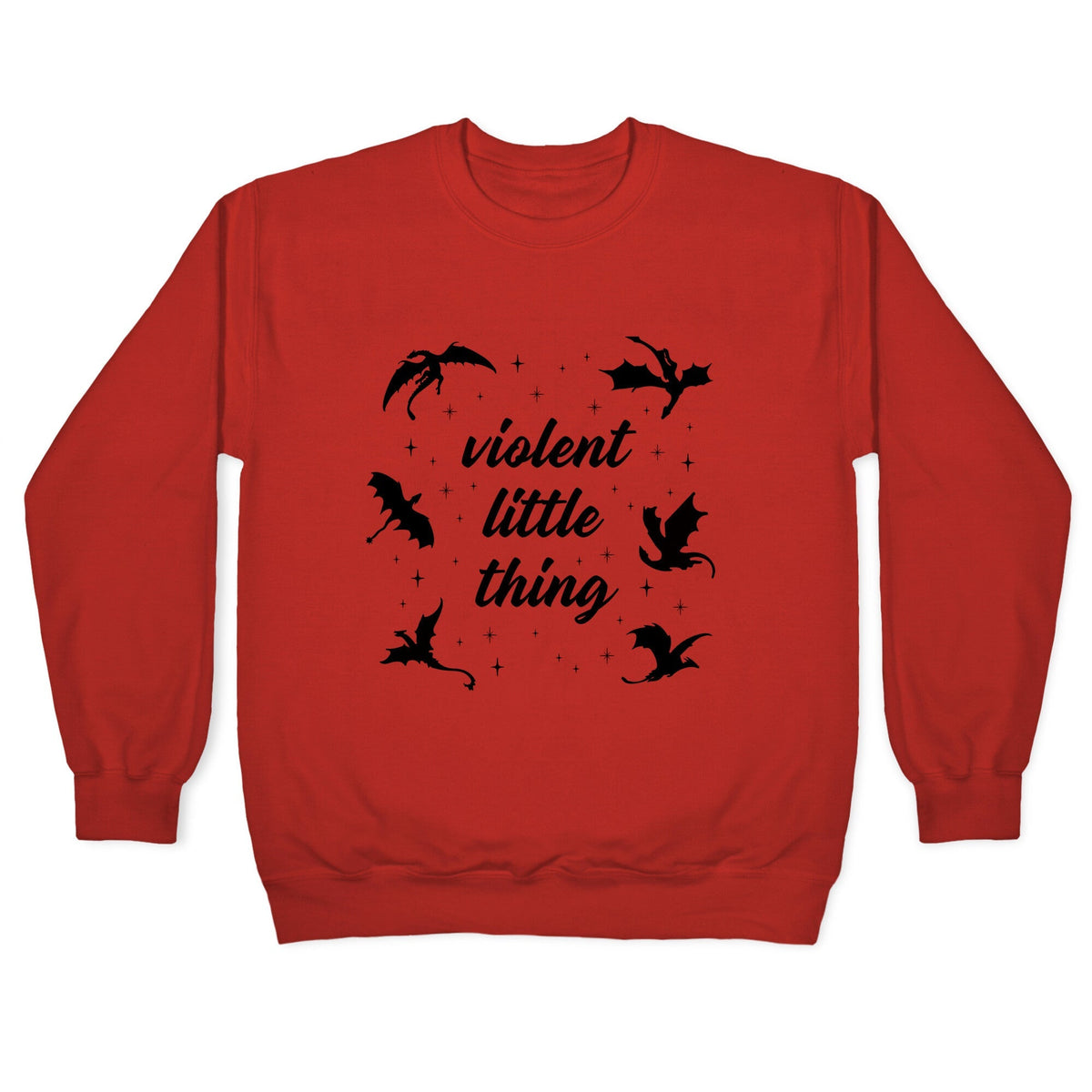Fourth Wing Violent Little Thing Crewneck Unisex