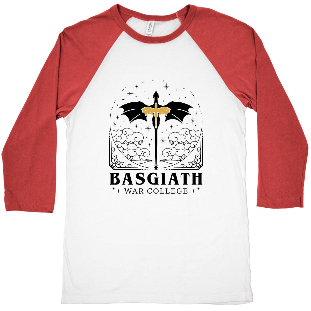Fourth Wing Basgiath War College Baseball Tee Unisex
