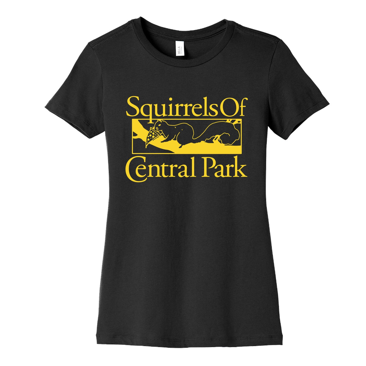 Squirrels of Central Park Womens Cotton Tee Unisex