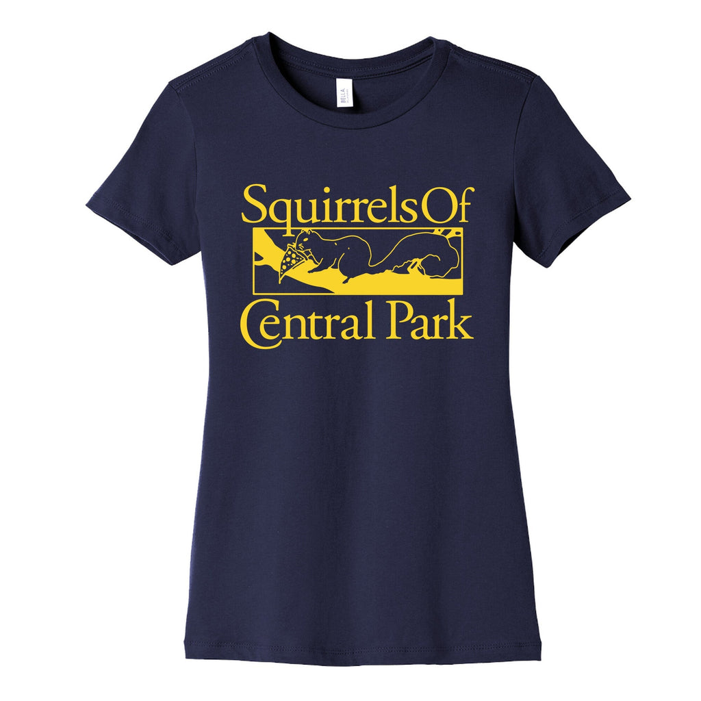 Squirrels of Central Park Womens Cotton Tee Unisex