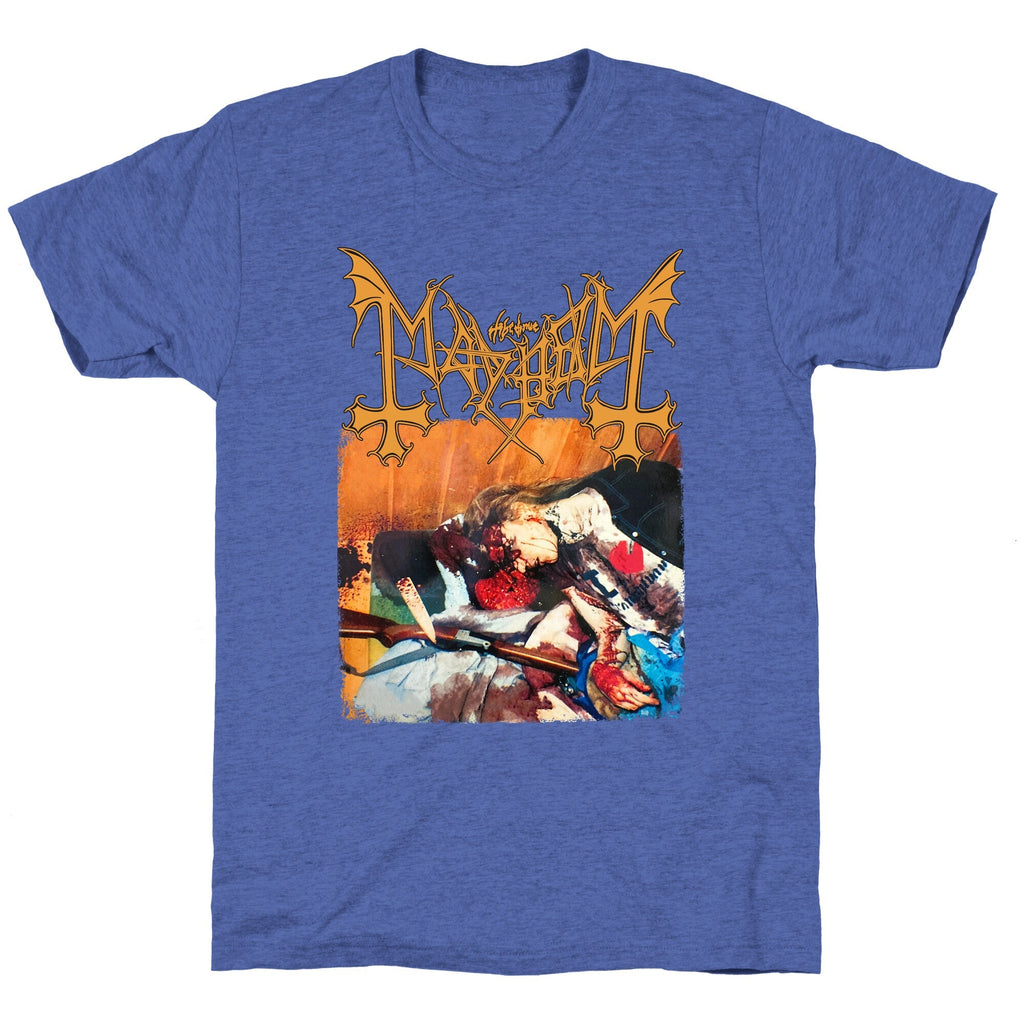 Mayhem Band Album Cover Unisex Triblend Tee Unisex
