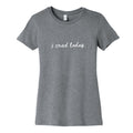 I Cried Today Cursive Womens Cotton Tee Unisex