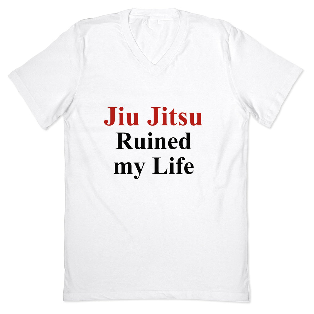 Brady Ju Jujitsu Ruined My Life V-Neck Unisex