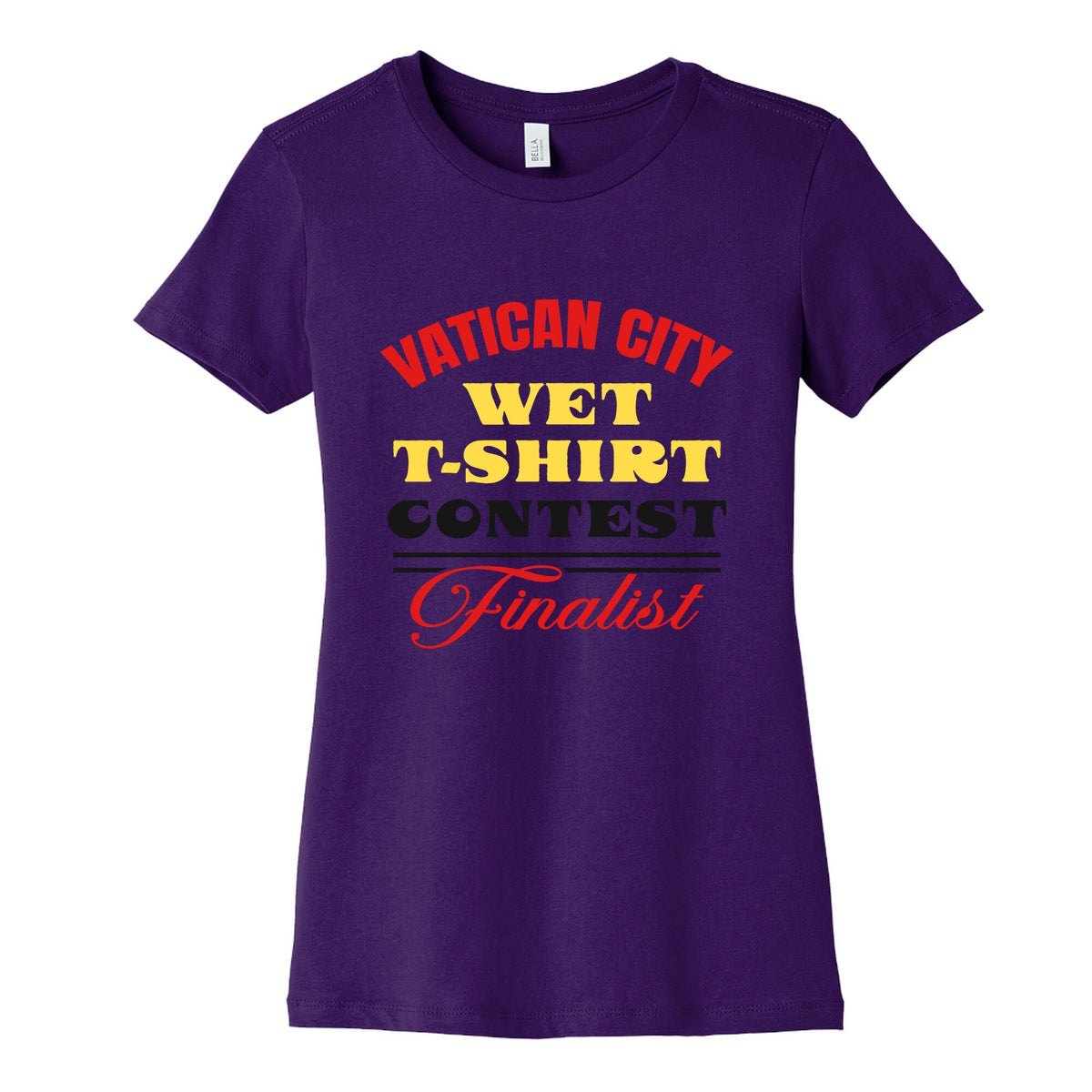 Vatican Wet T Shirt Contest Womens Cotton Tee Unisex