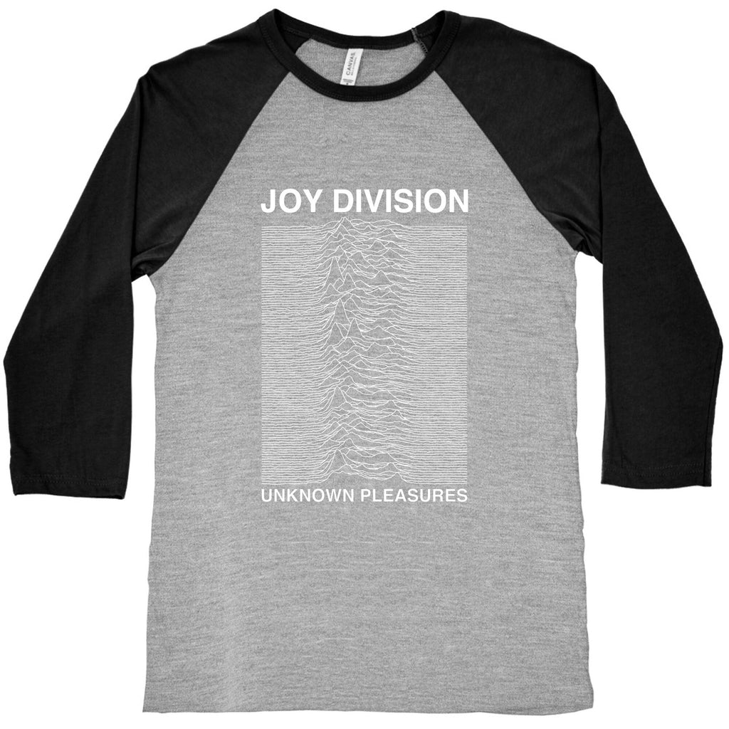 Joy Division Unknown Pleasures Baseball Tee Unisex
