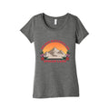 No One Is Illegal On Stolen Land Mountain Womens Triblend Tee Unisex