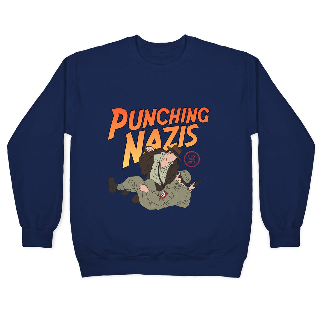 Punching Nazis Since 36 Crewneck Unisex