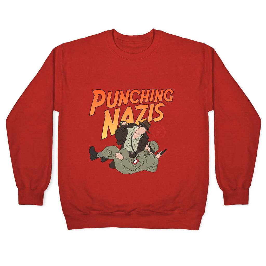 Punching Nazis Since 36 Crewneck Unisex