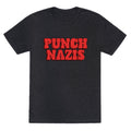 Punch Nazis Red Text Unisex Triblend Tee Unisex
