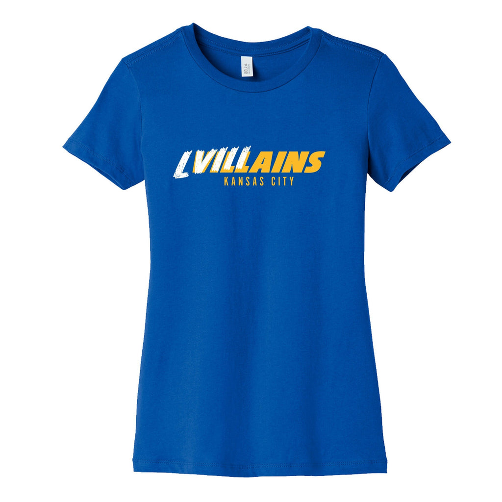 Kansas City Villains Womens Cotton Tee Unisex