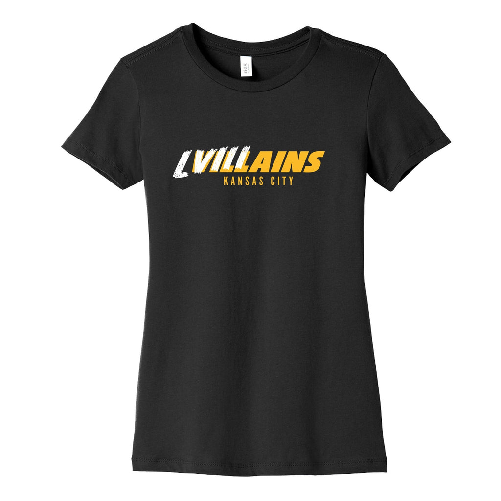 Kansas City Villains Womens Cotton Tee Unisex