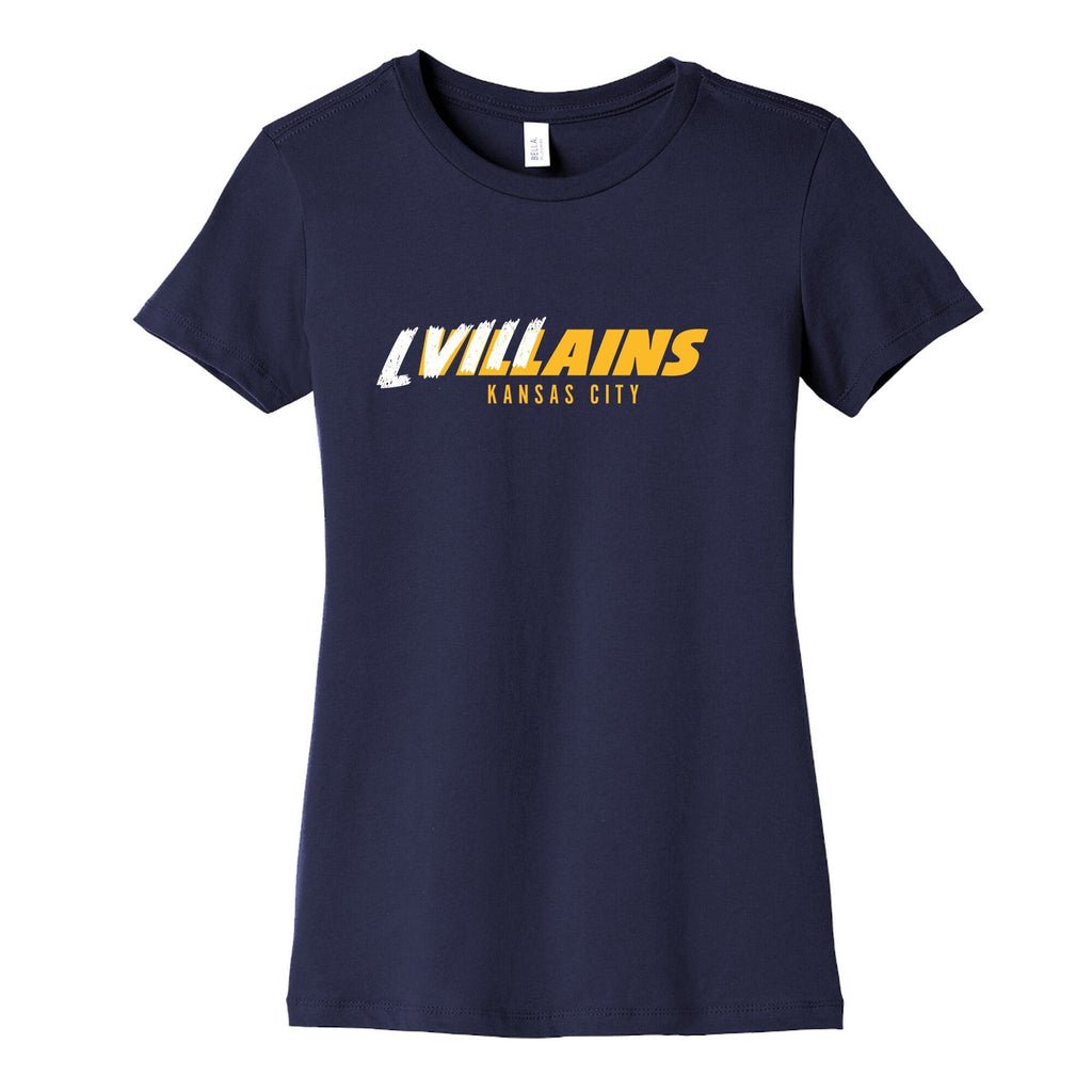 Kansas City Villains Womens Cotton Tee Unisex