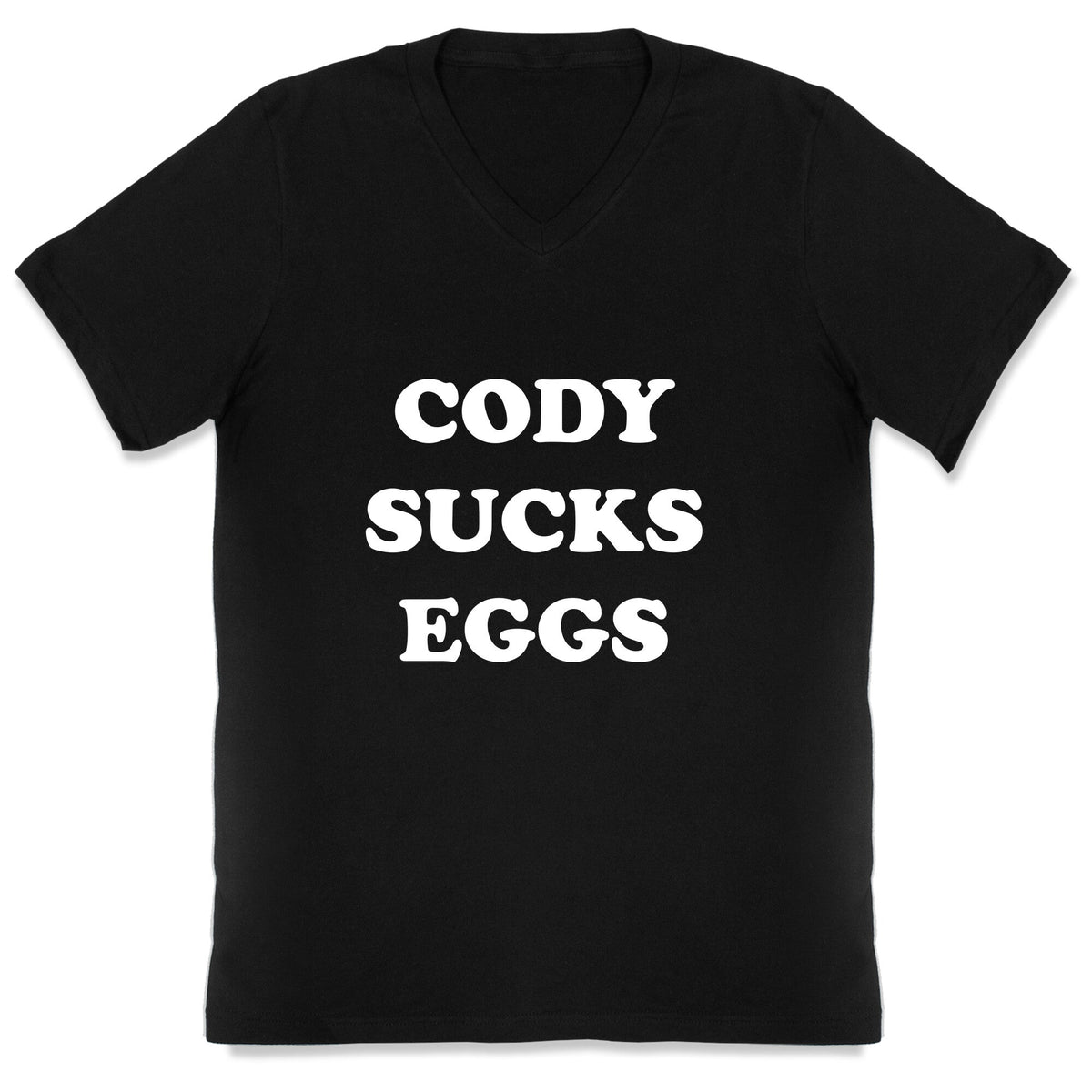 Cody Sucks Eggs V-Neck Unisex