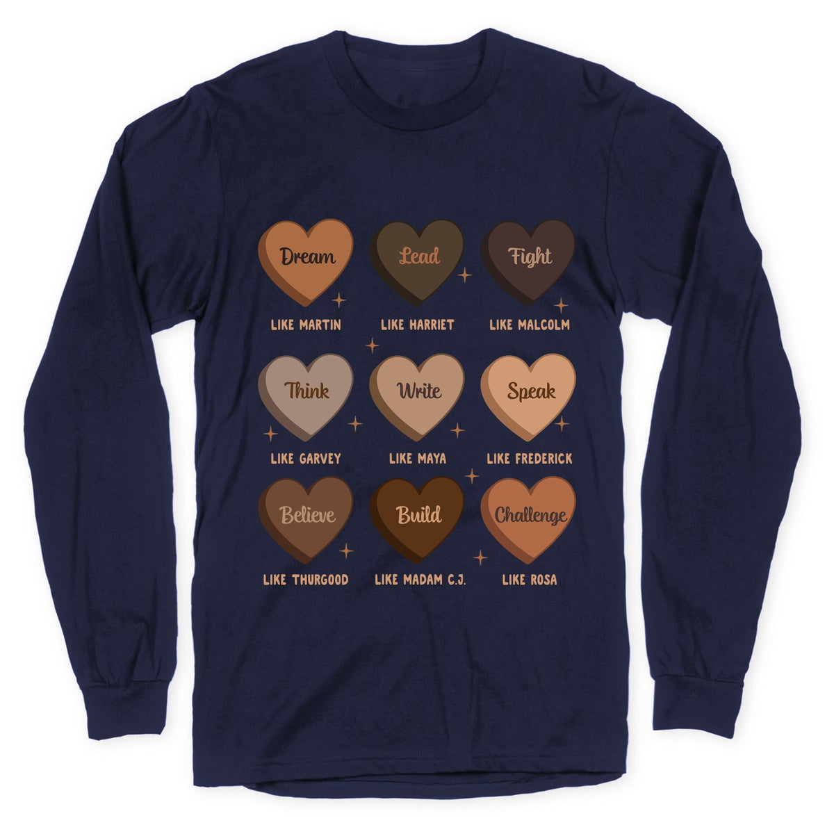 Celebrating Black History Leaders Longsleeve Tee Unisex