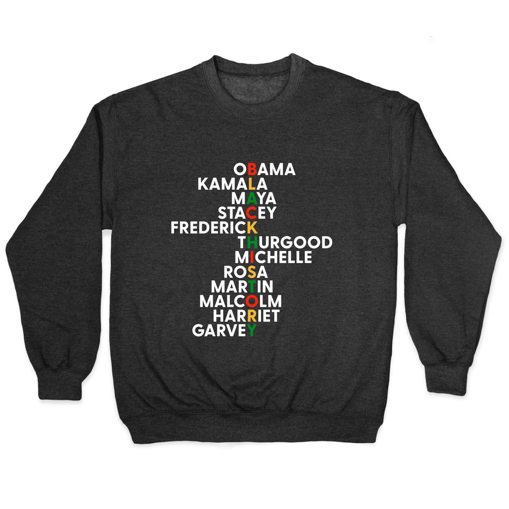 Black History Month Leaders Crewneck Unisex