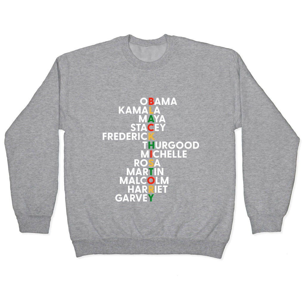 Black History Month Leaders Crewneck Unisex