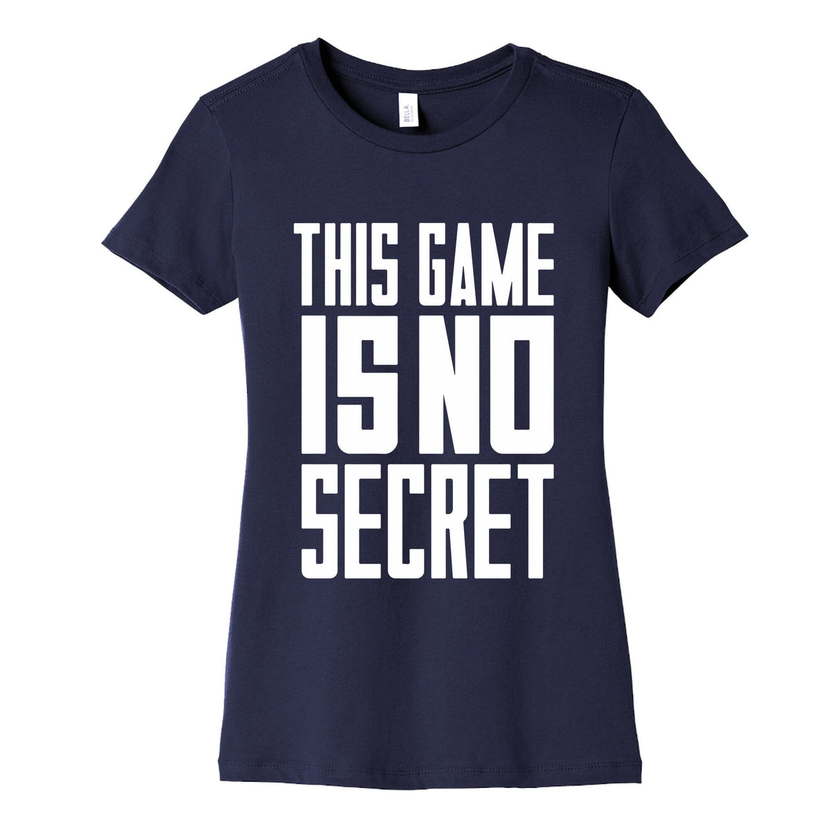 This Game Is No Secret Womens Cotton Tee Unisex