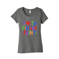 I Love To Finger Paint Couples 1 Womens Triblend Tee Unisex