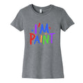 I Love To Finger Paint Couples 2 Womens Cotton Tee Unisex