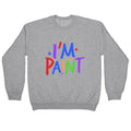 I Love To Finger Paint Couples 2 Crewneck Unisex