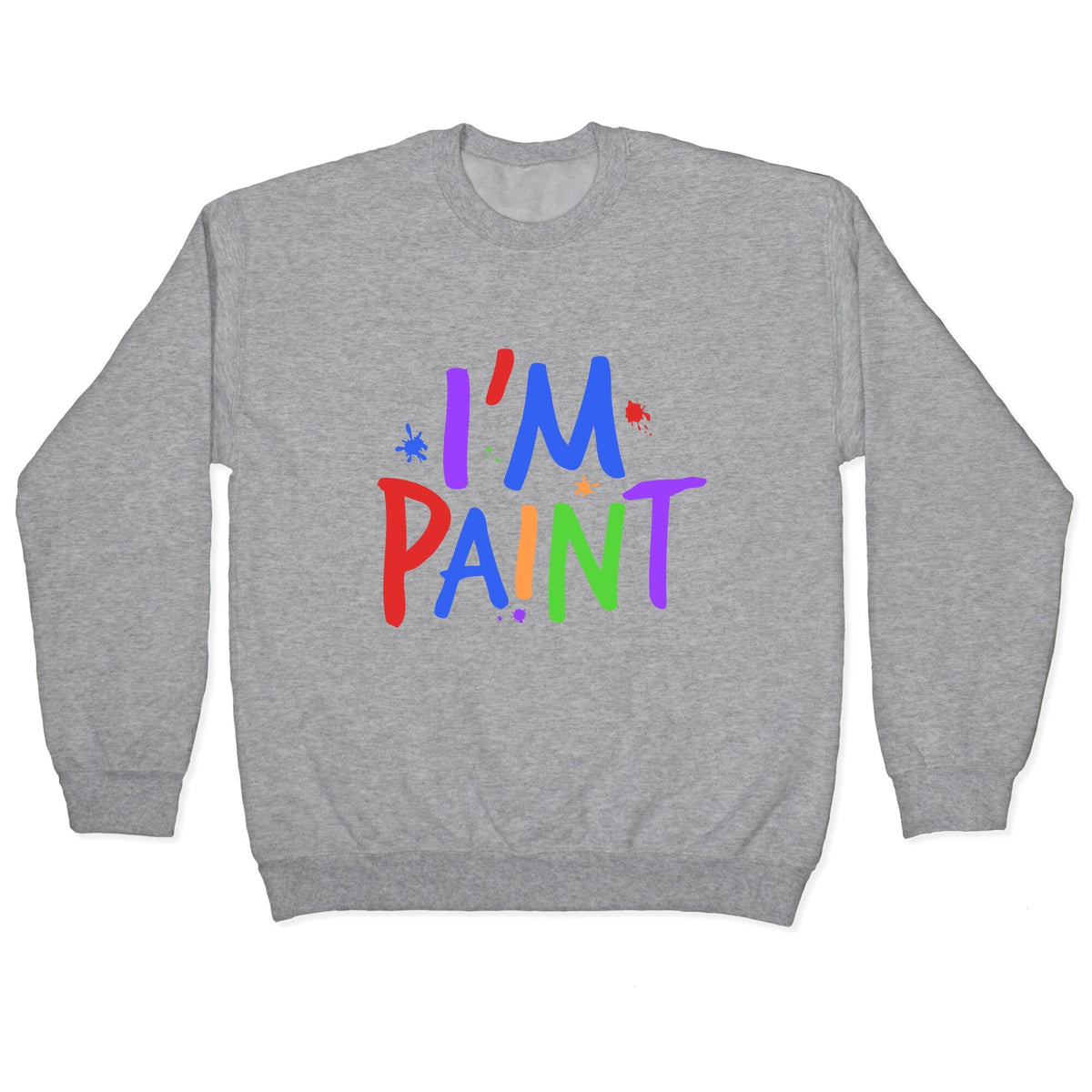 I Love To Finger Paint Couples 2 Crewneck Unisex