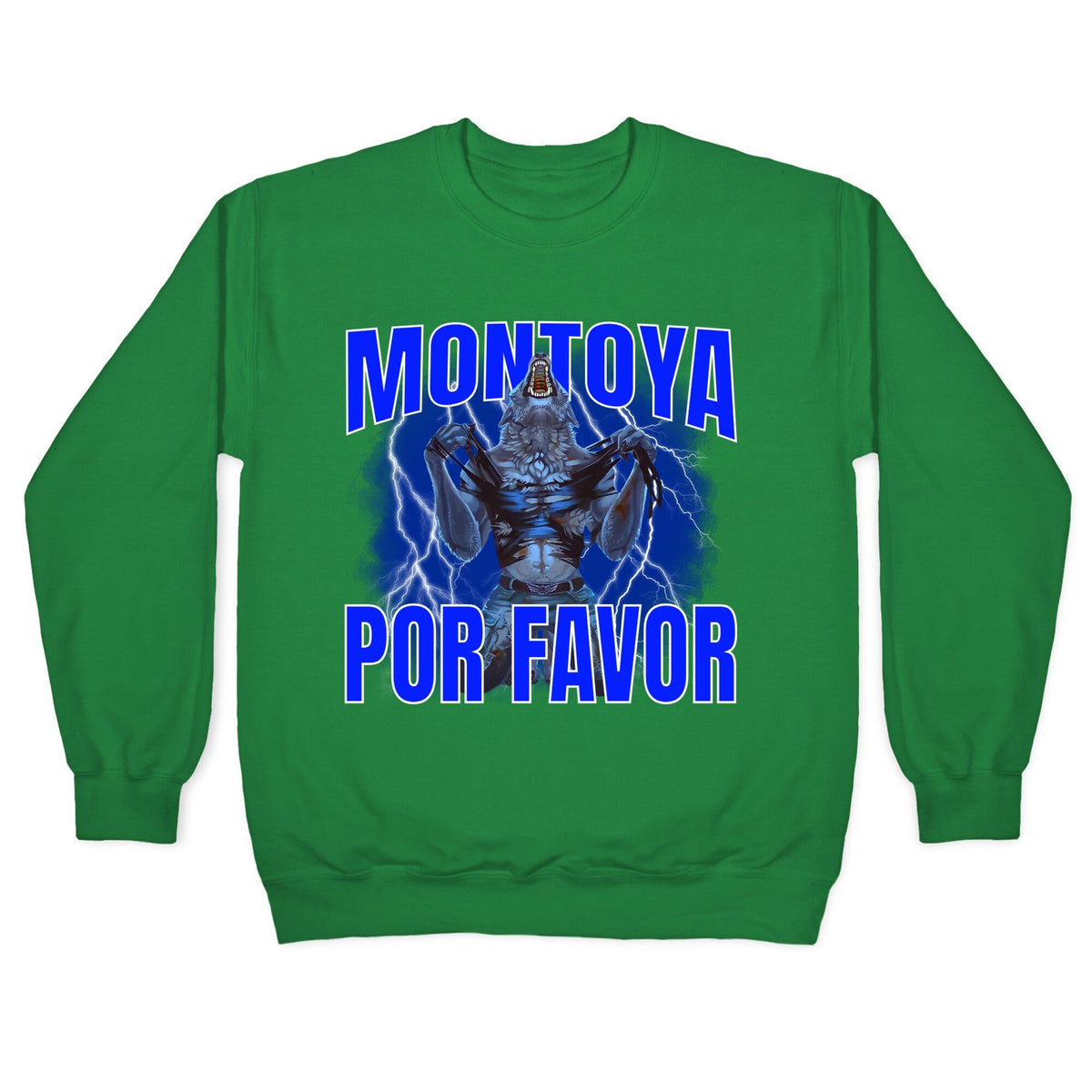 Montoya Por Favor Wolf Meme Crewneck Unisex