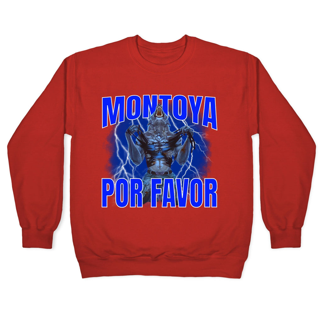 Montoya Por Favor Wolf Meme Crewneck Unisex