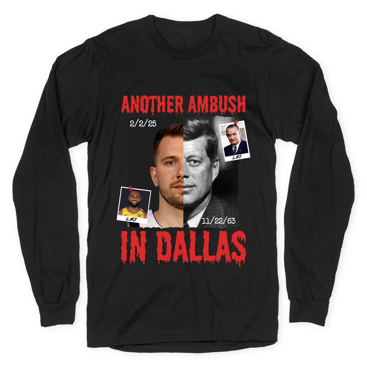 Another Ambush in Dallas Luka Lakers Longsleeve Tee Unisex