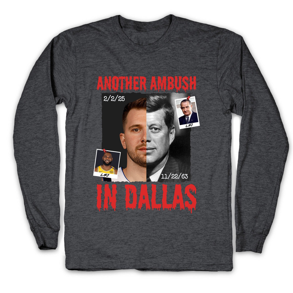 Another Ambush in Dallas Luka Lakers Longsleeve Tee Unisex