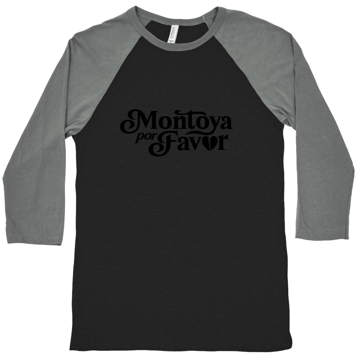 Montoya Por Favor Heartbreak Baseball Tee Unisex