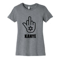 Middle Finger F Kanye Womens Cotton Tee Unisex