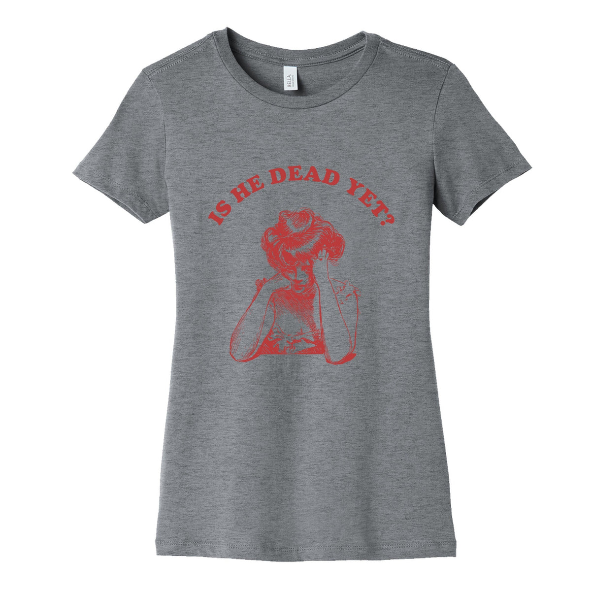 Is He Dead Yet Womens Cotton Tee Unisex