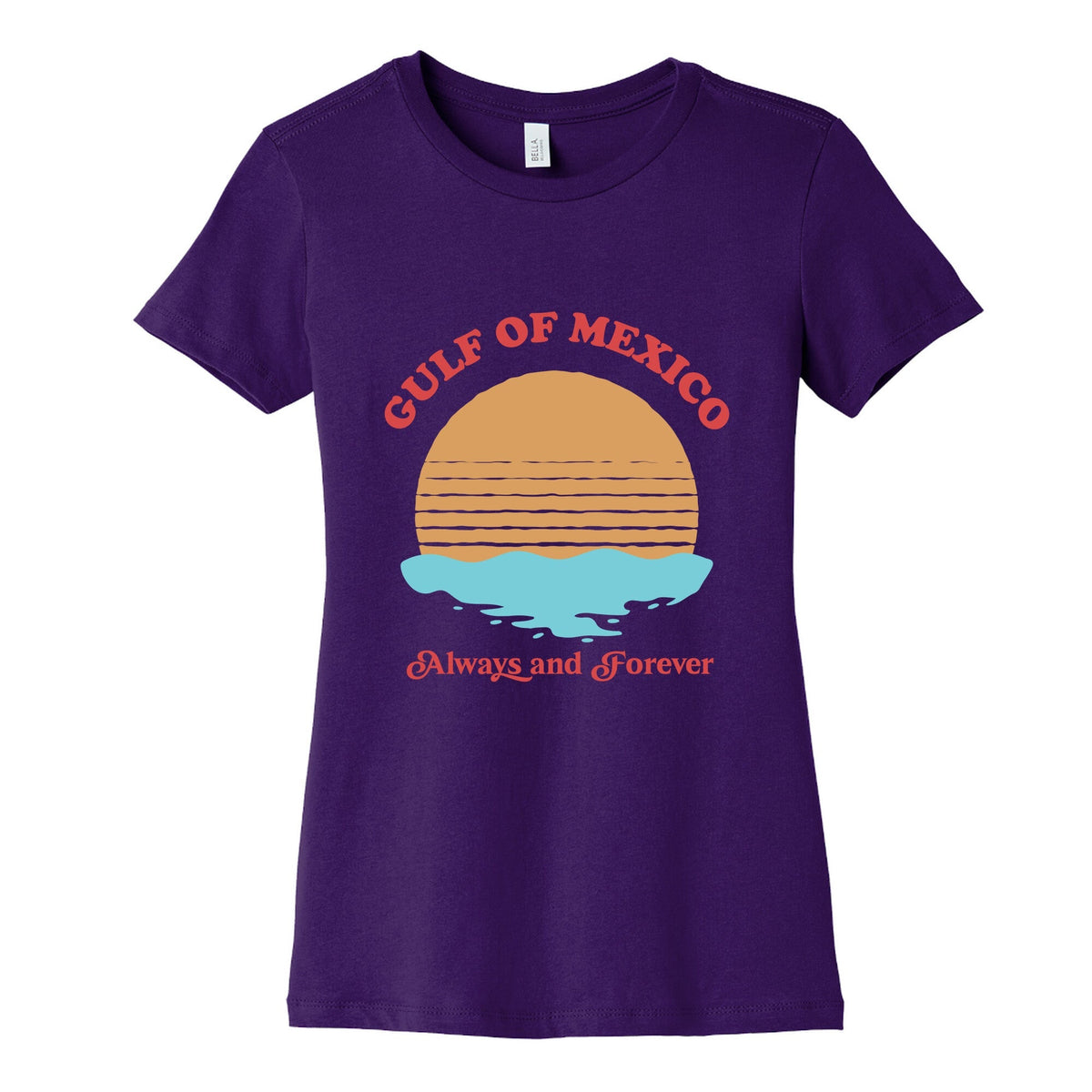 Gulf of Mexico Always Forever Womens Cotton Tee Unisex