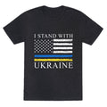 I Stand With Ukraine Flag Unisex Triblend Tee Unisex