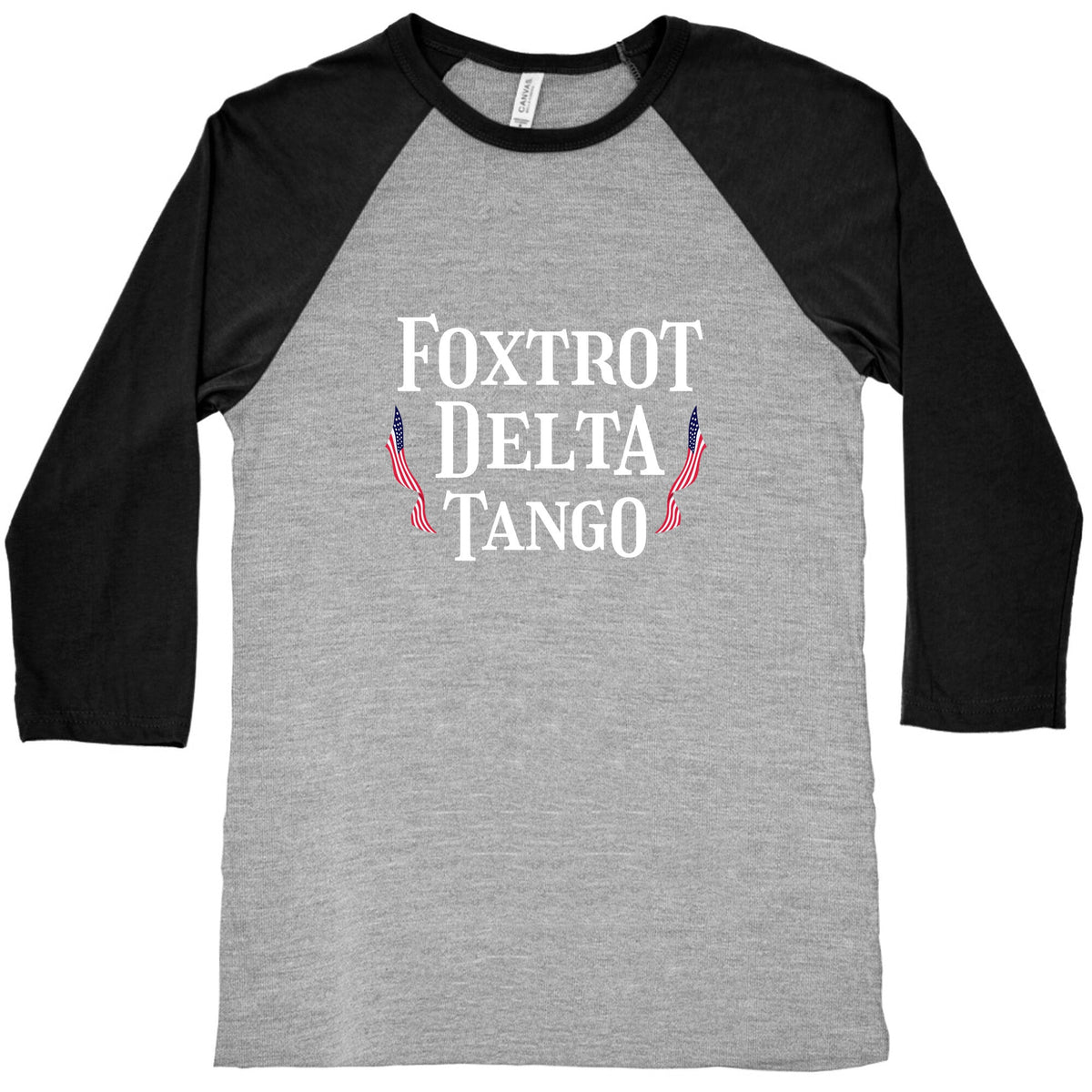 Foxtrot Delta Tango Baseball Tee Unisex