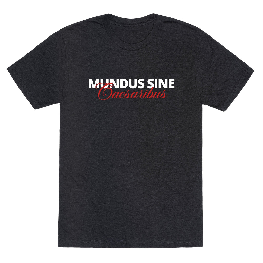 Mundus Sine Caesaribus CEO Quote Unisex Triblend Tee Unisex