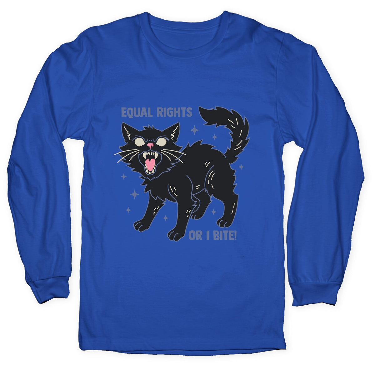 Equal Rights or I Bite Longsleeve Tee Unisex