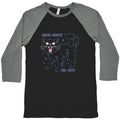 Equal Rights or I Bite Baseball Tee Unisex
