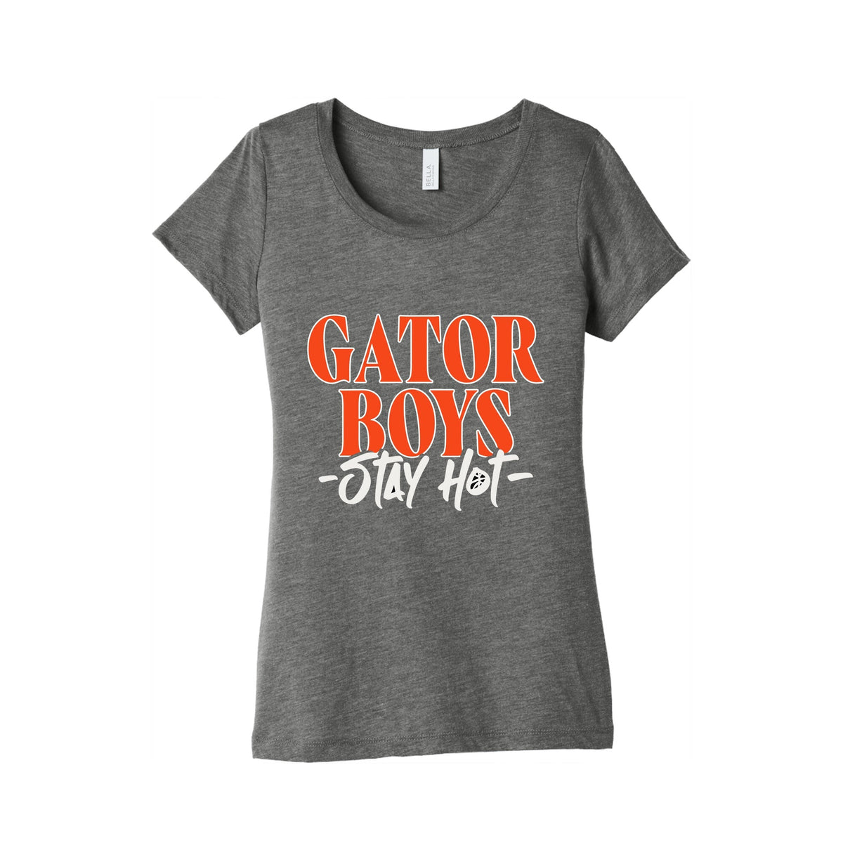 Gator Boys Stay Hot Florida Basketball Womens Triblend Tee Unisex