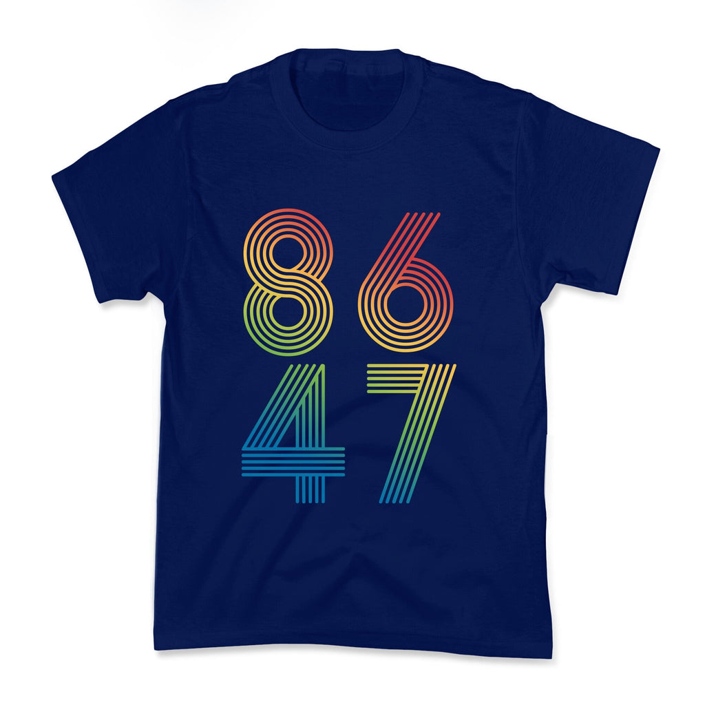8647 Anti Trump Rainbow Kids Tee Unisex
