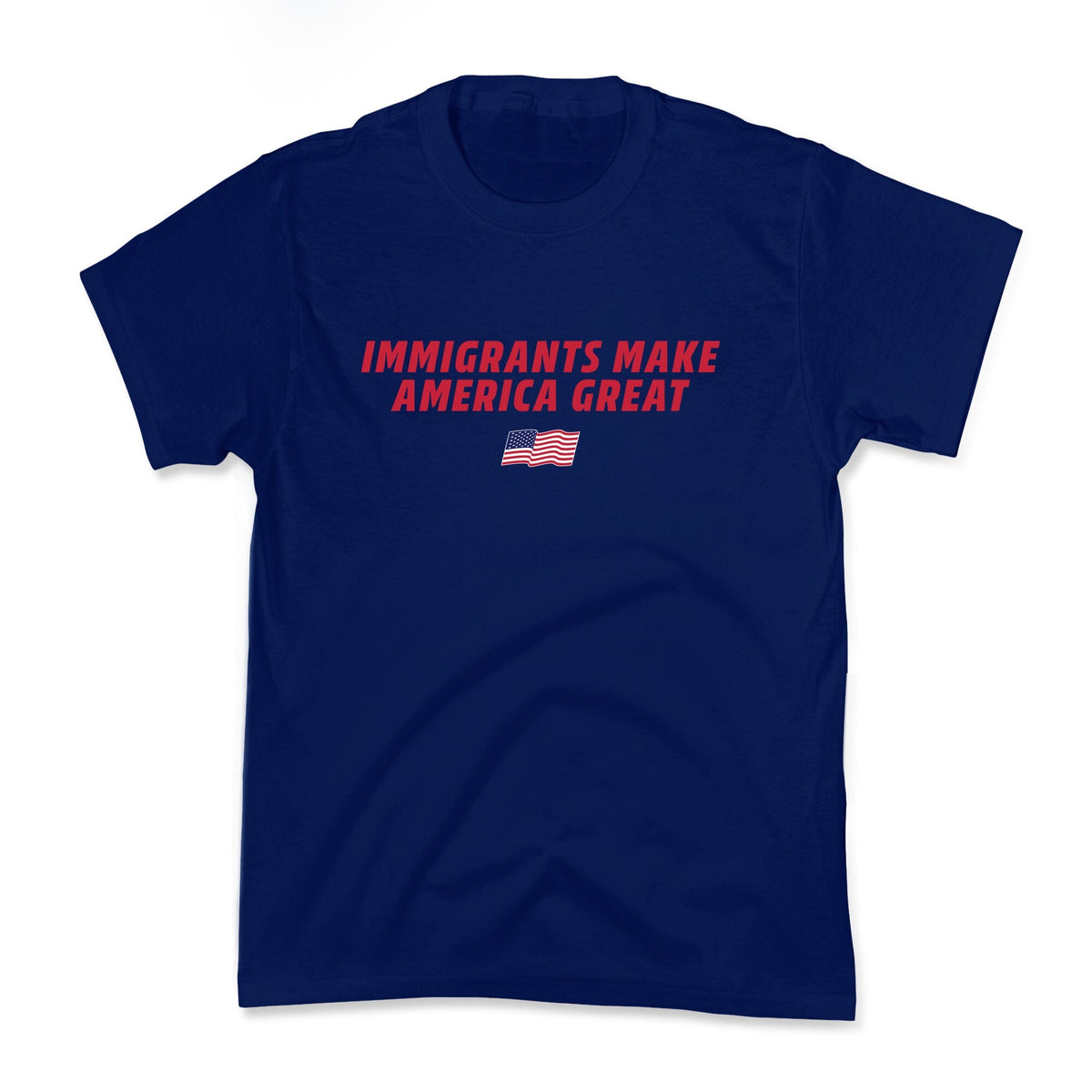 Immigrants Make America Great Flag Kids Tee Unisex