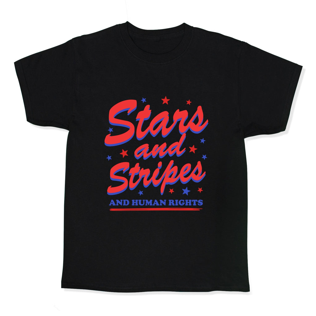 Starts Stripes Human Rights Kids Tee Unisex