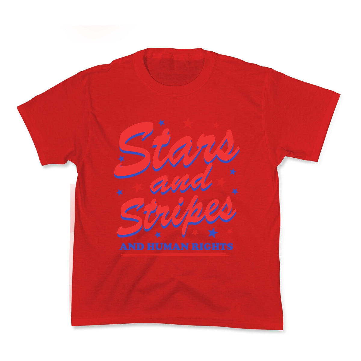 Starts Stripes Human Rights Kids Tee Unisex