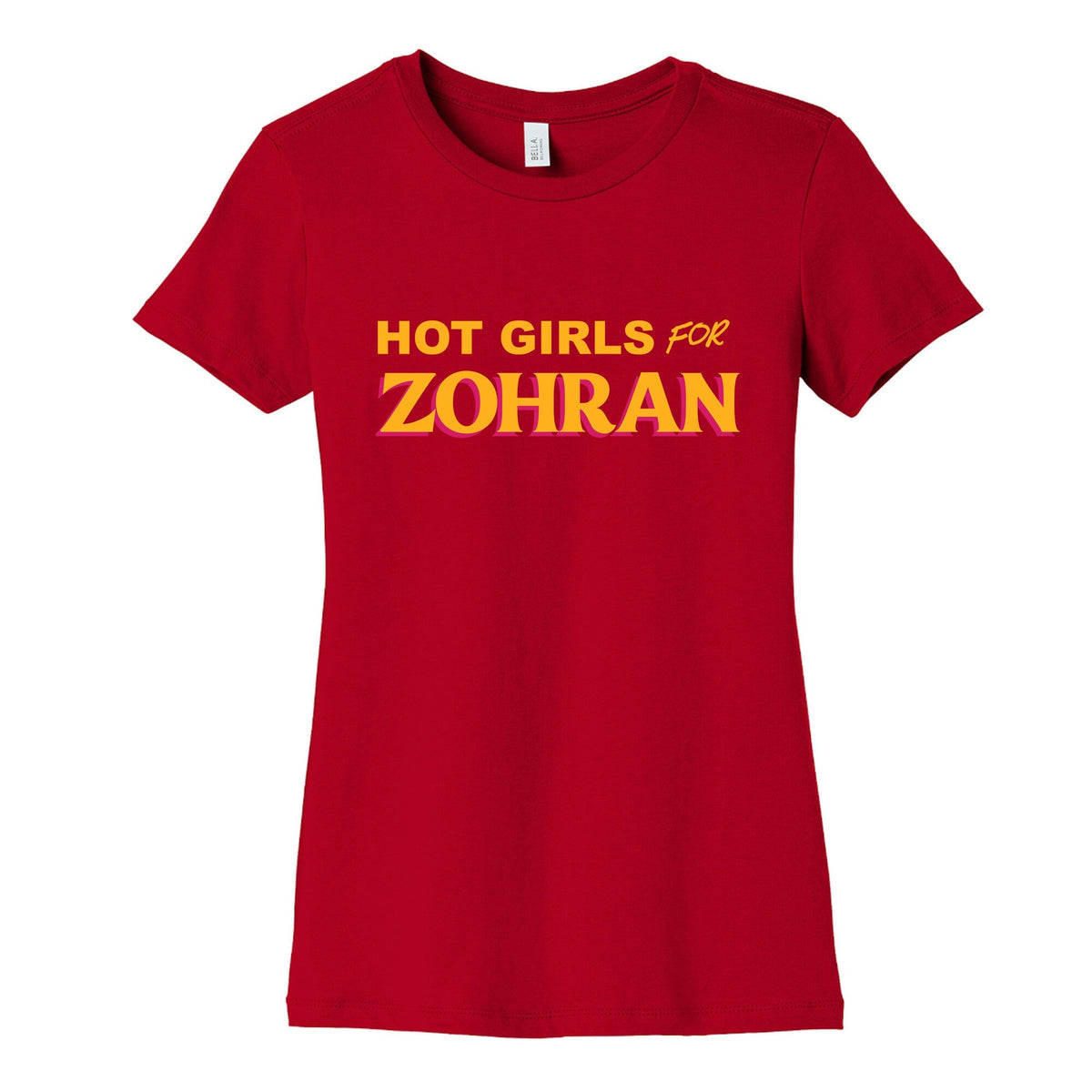 Hot Girls For Zohran Womens Cotton Tee Unisex